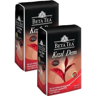 Beta Kızıl Dem Türk Çayı 1000gr X 2 Adet