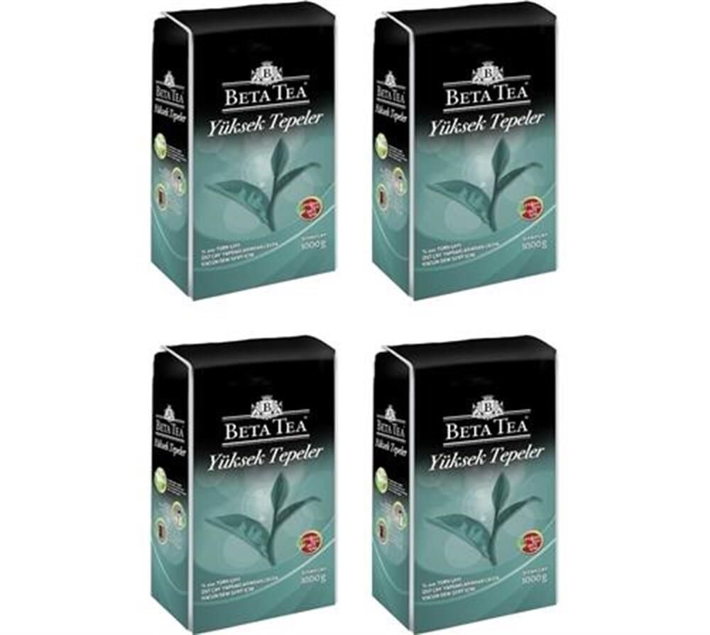 Beta Yüksek Tepeler Dökme Çay 1 kg x 4 Adet